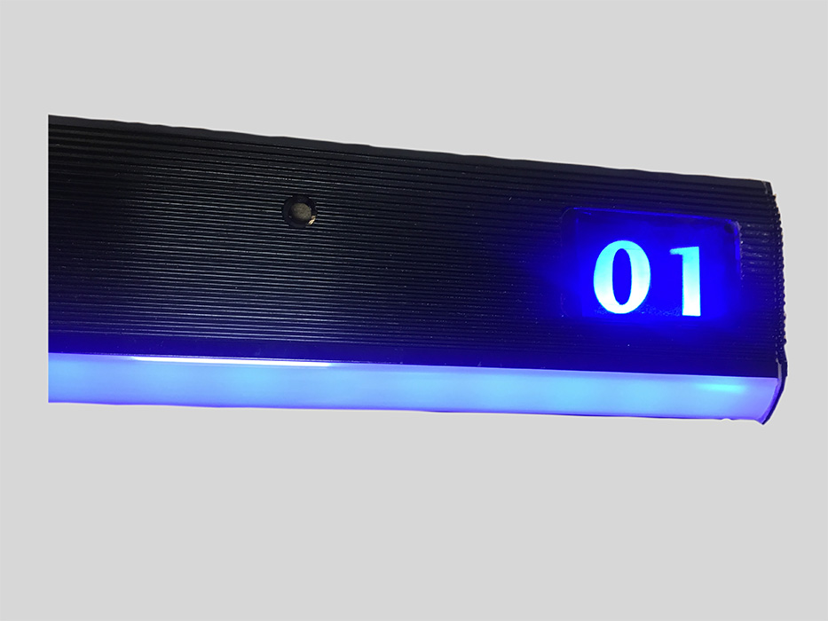 LED 台阶灯 （带数显）