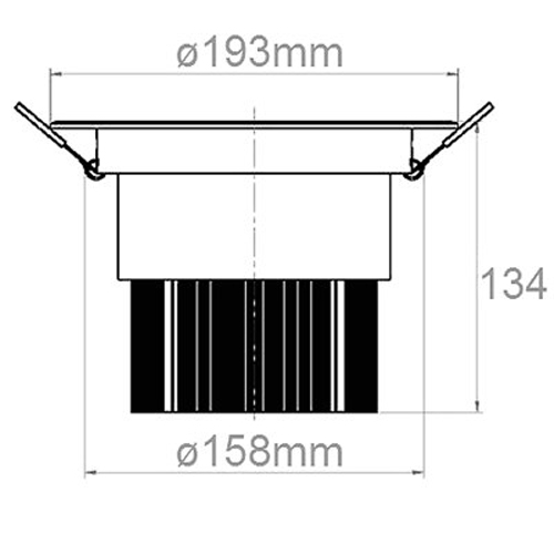 50W foco  con cree LED, C serie