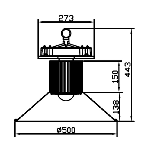 80W Campanas Industriales LED