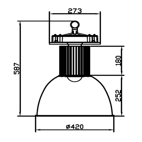 100W Campanas Industriales LED