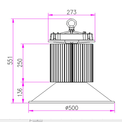 200W Campanas Industriales LED